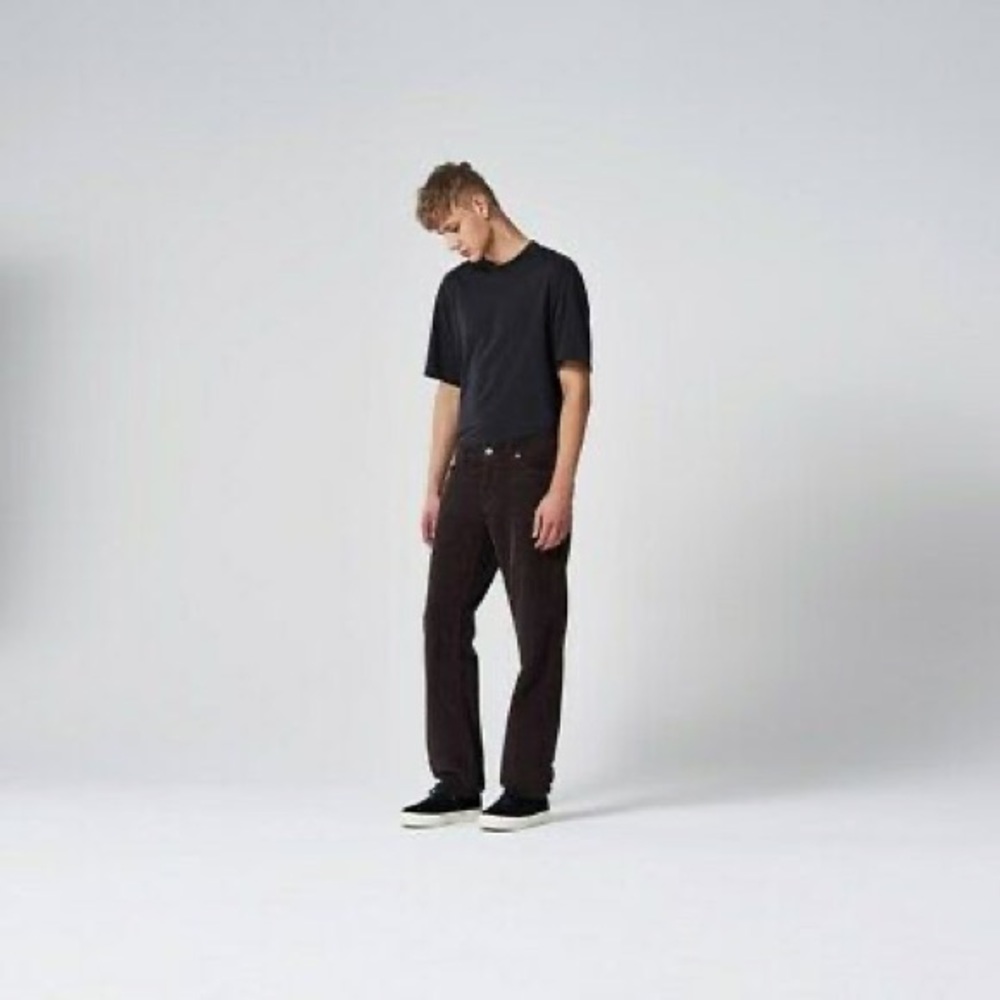 Size 30 - 32 Mens Corduroy Pants Navy 100% Cotton - Picture 9 of 9